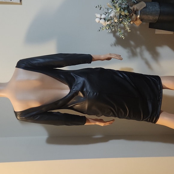 Liquid Spandex Midi Dress, Size 10 - Picture 4 of 5